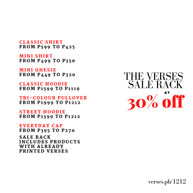 12.12 Sale Rack